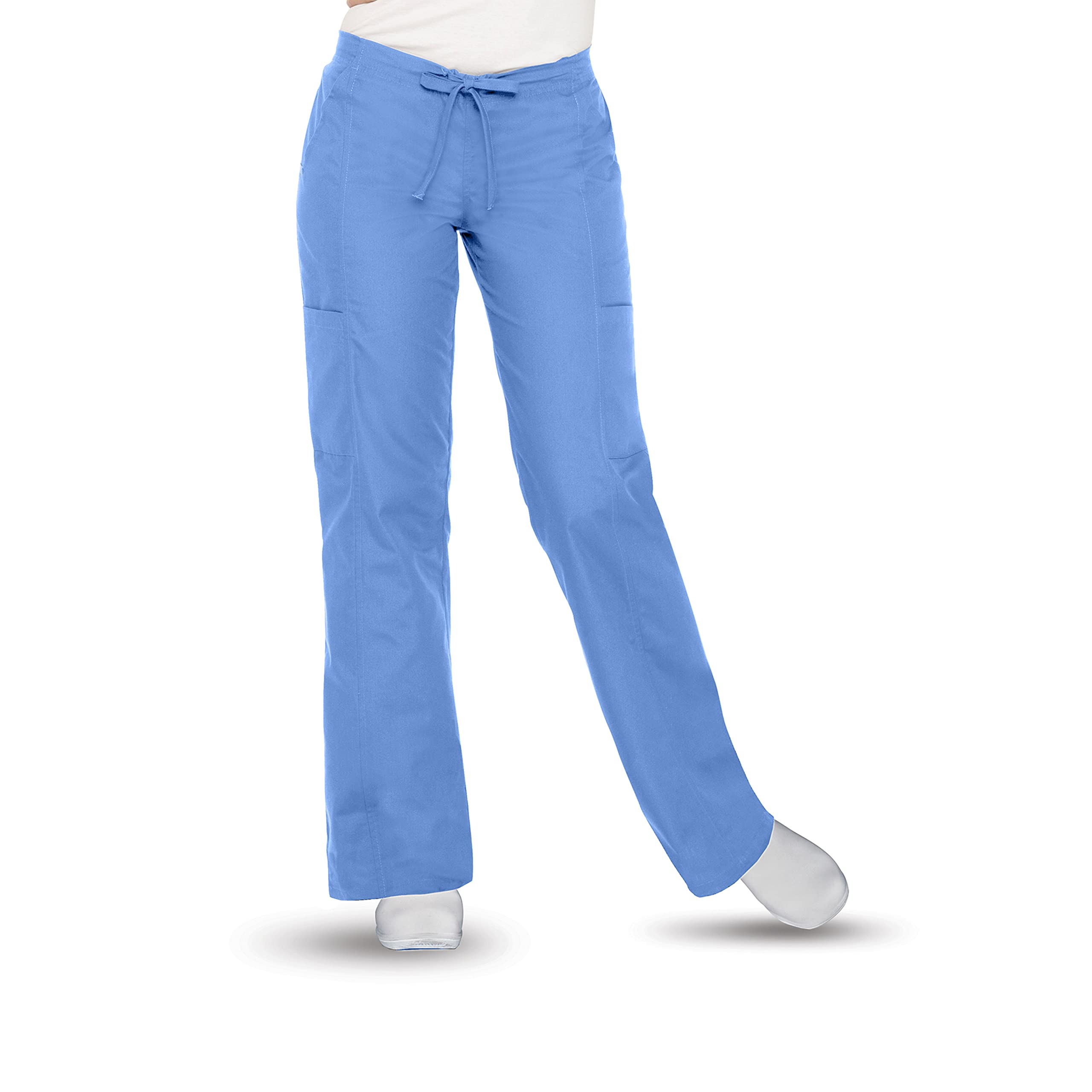 Landau Essentials 8385 Ceil Blue XS - Premium Medical Scrubs for Healthcare Professionals | Comfortable & Durable Workwear for Nurses, Doctors & Dentists