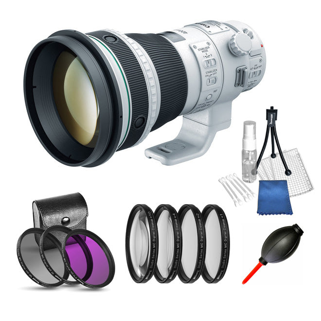 Canon EF 400mm f/4 DO IS II USM Telephoto Lens with Filter Kit & Close Up Kit - Professional Wildlife & Sports Photography, Bird Watching, Nature Shots