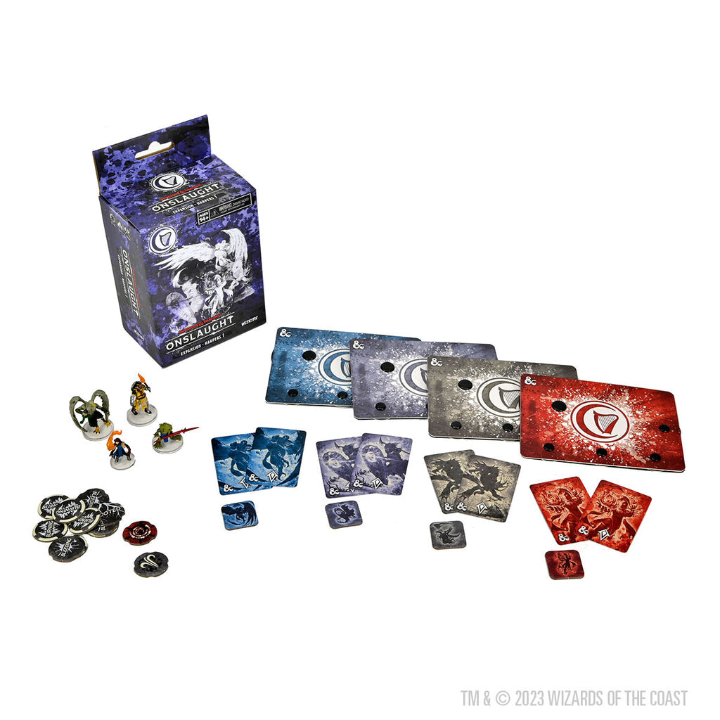 Dungeons & Dragons Onslaught: Harpers 1 Expansion Set - Miniature Figures for Tabletop RPG Gaming - Perfect for D&D Campaigns & Fantasy Battles
