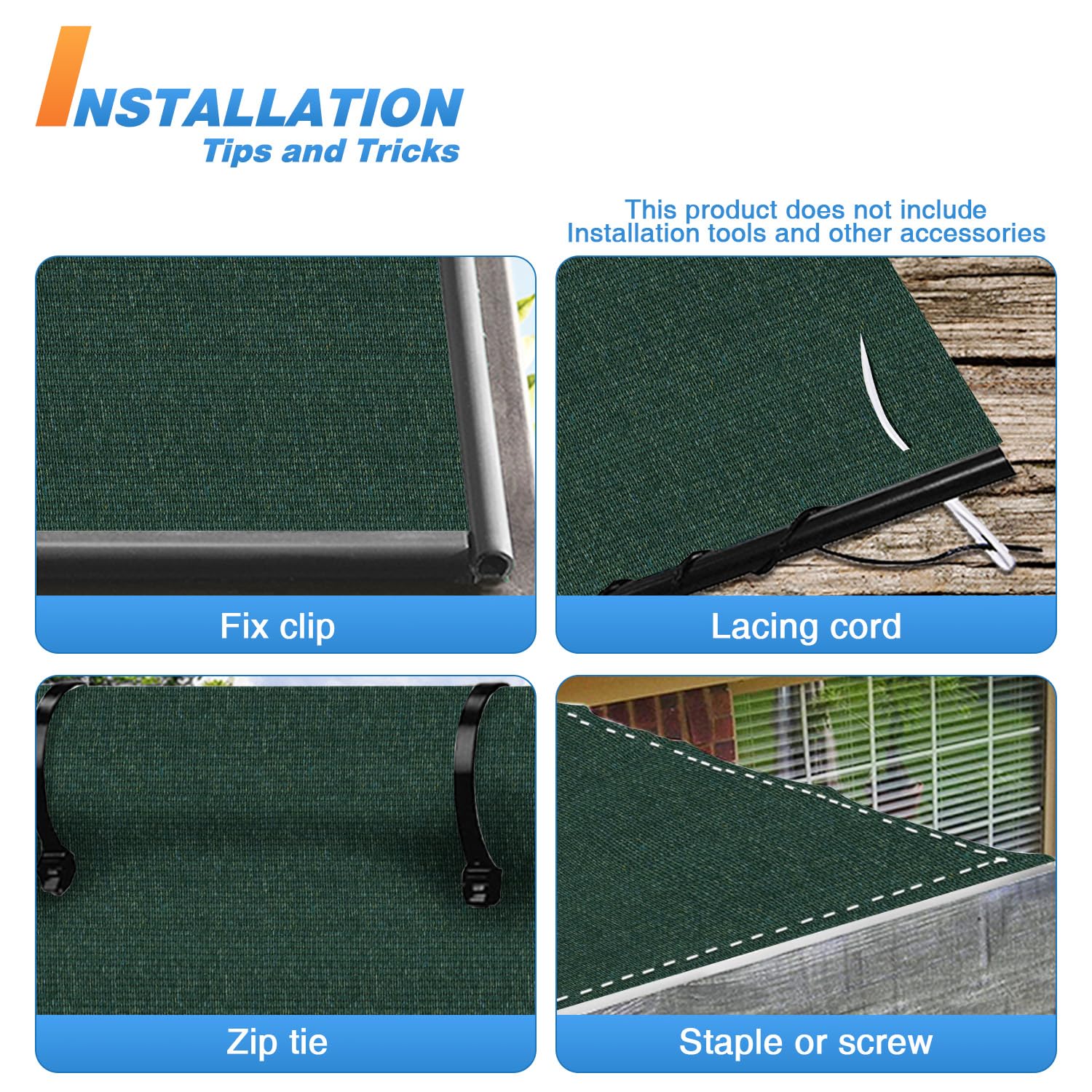 TANG Sunshades Depot 12x38 Ft Green UV Blocking Shade Fabric Roll - 95% UV Protection, Privacy Screen, Windscreen, Mesh Cloth for Outdoor Garden, Greenhouse, Barn & Patio Use