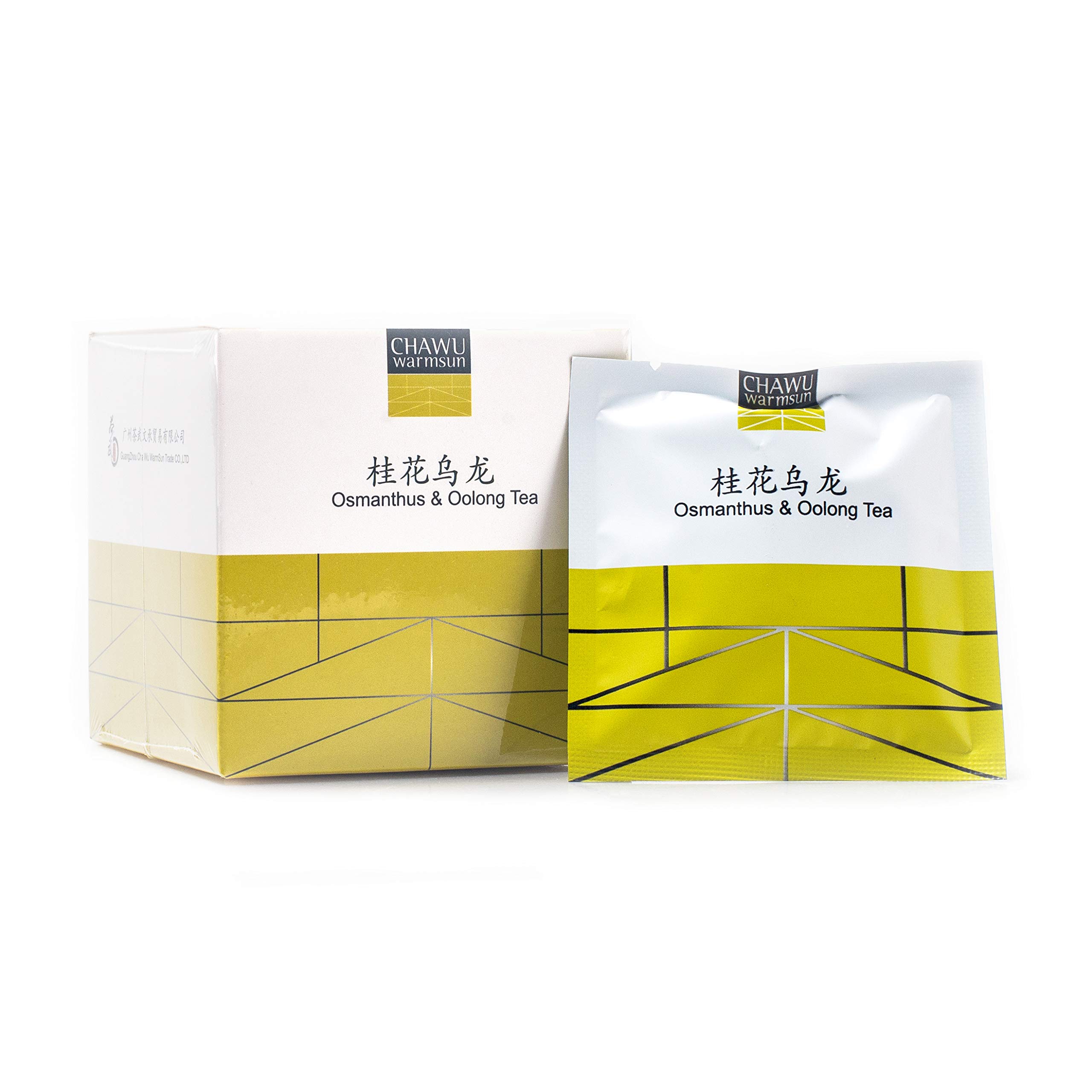 Premium Osmanthus & Oolong Tea Bags - 16 Tea Bags (8 Count/Box, Pack of 2) - Natural Osmanthus with Light Roast TieGuanYin Loose Leaf Tea - Perfect for Relaxation, Afternoon Tea & Gift Giving
