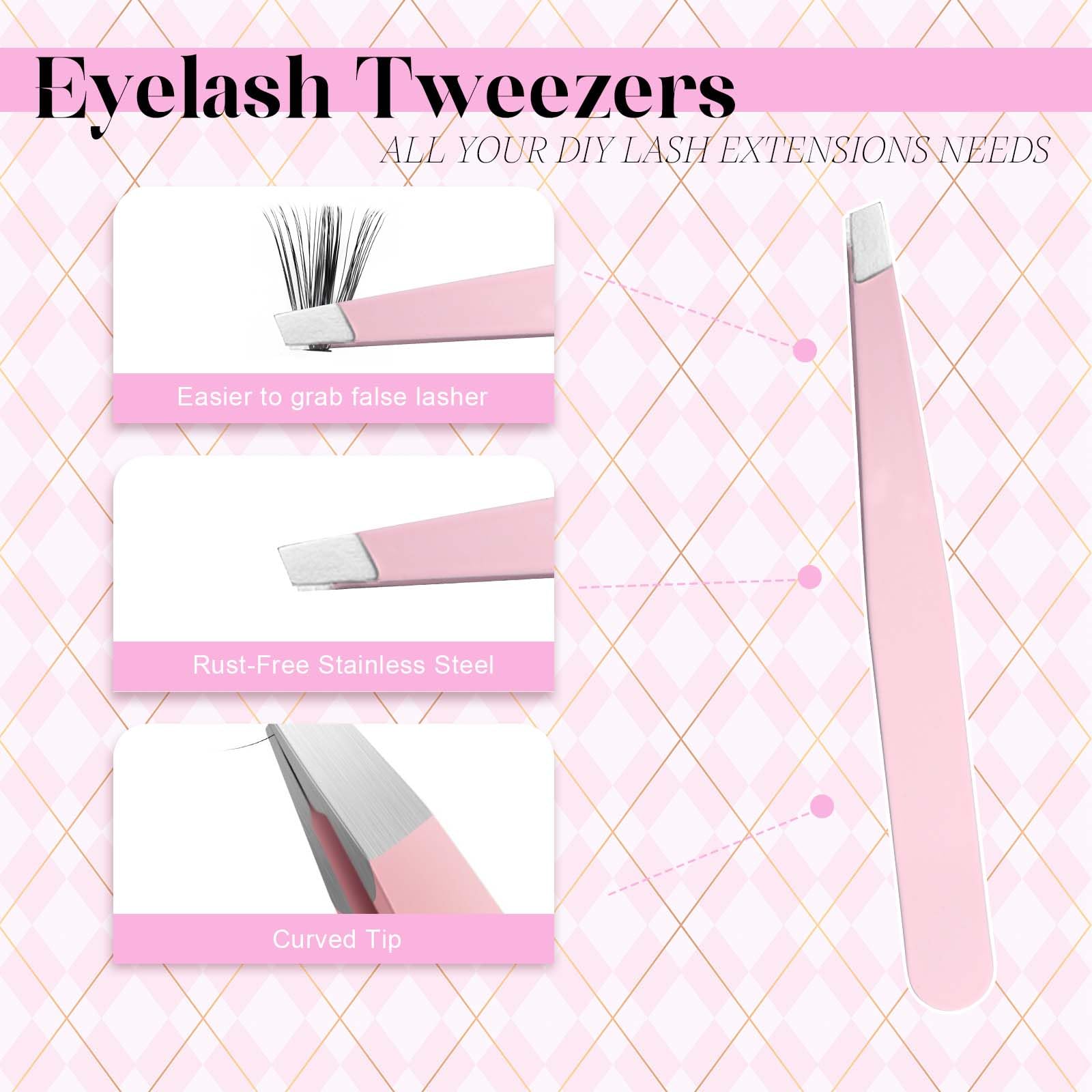 FADLASH DIY Eyelash Extension Kit - Individual Cluster Lashes D Curl with Lash Glue, Sealant & Applicator Tool for Home Use (40D-0.07D-12-18MIX) - Perfect for Bridal Makeup, Parties & Everyday Glam