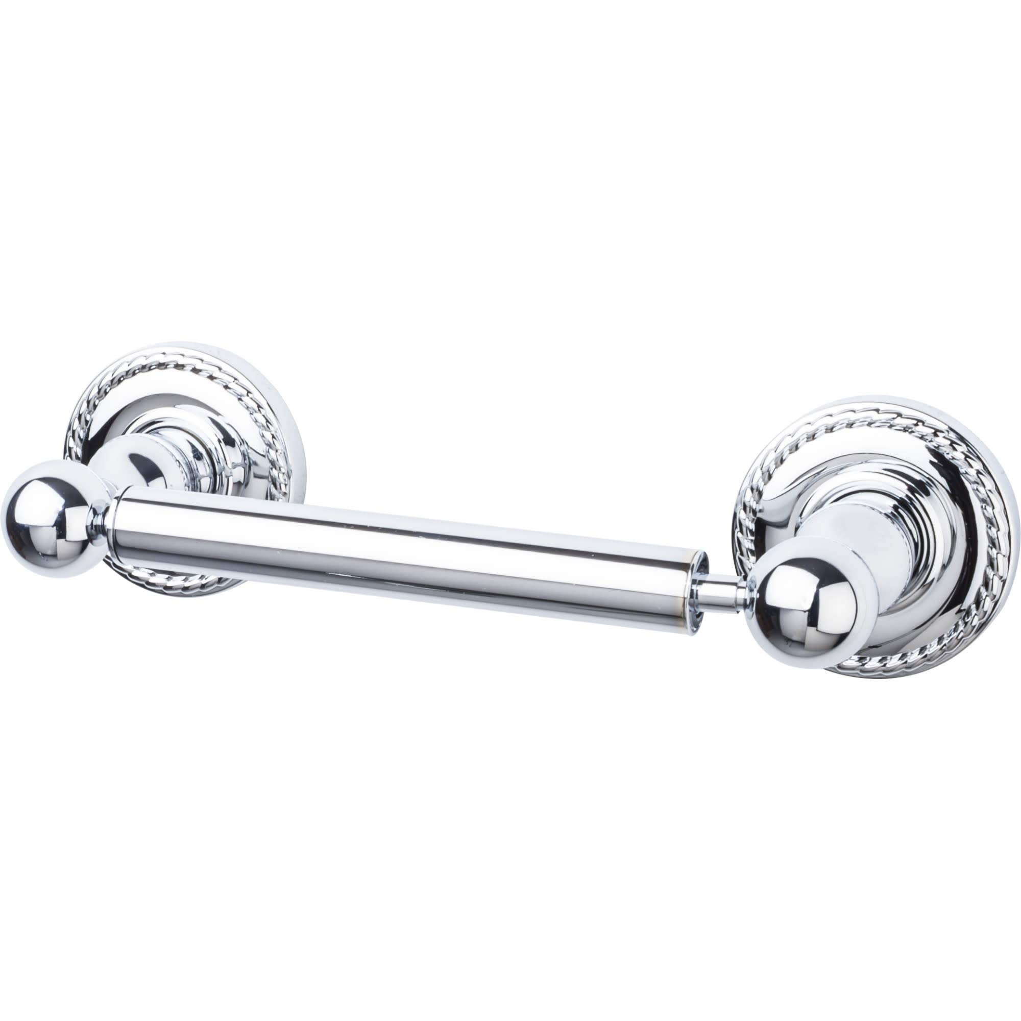 Edwardian Wall Mount Toilet Paper Holder - Polished Chrome Finish | Vintage Bathroom Accessory for Classic & Modern Homes