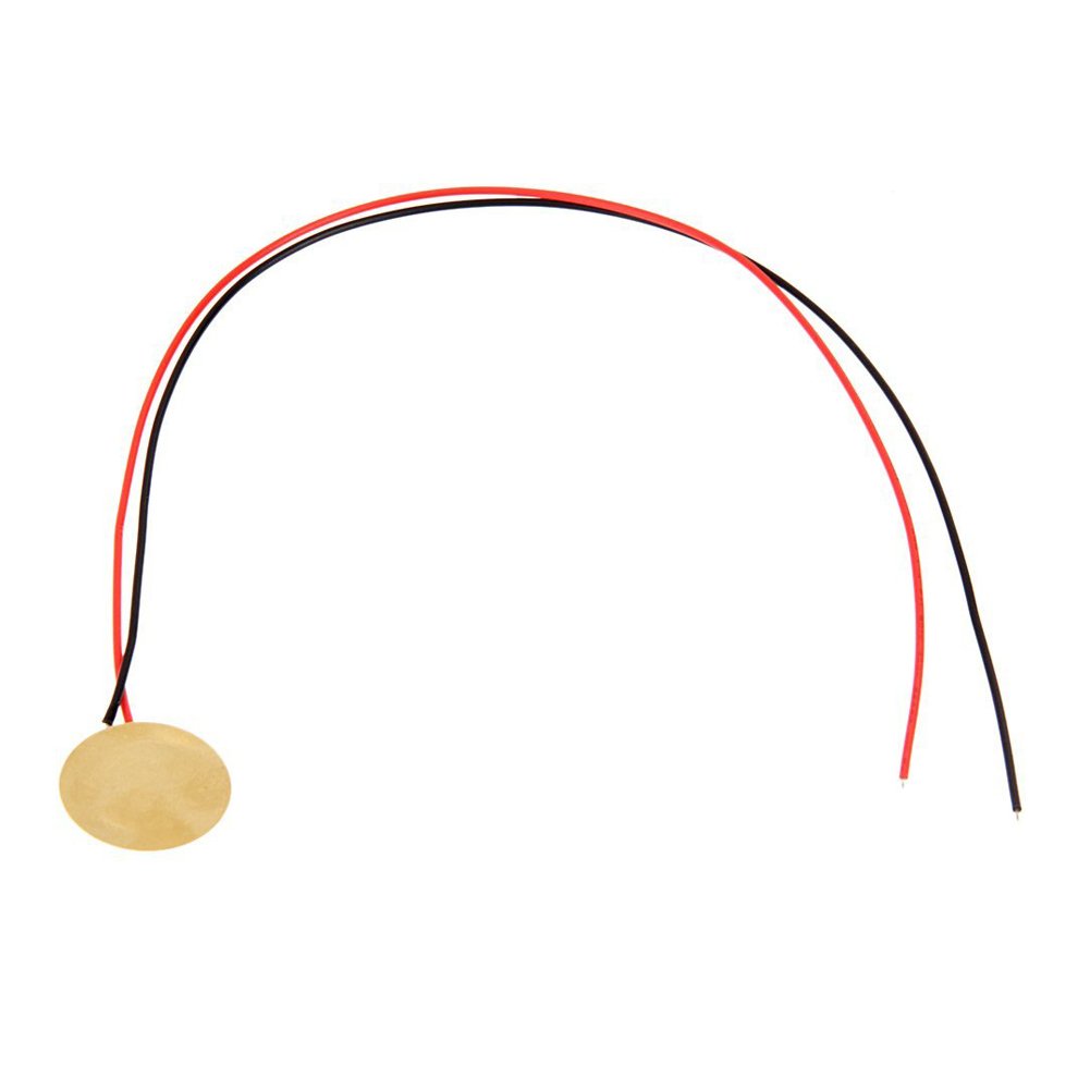 12Pcs 27mm Piezo Disc Pickups with Wires - Microphone Trigger for Acoustic CBG Guitar, Drum, and DIY Instrument Projects - Perfect for Sound Amplification and Recording