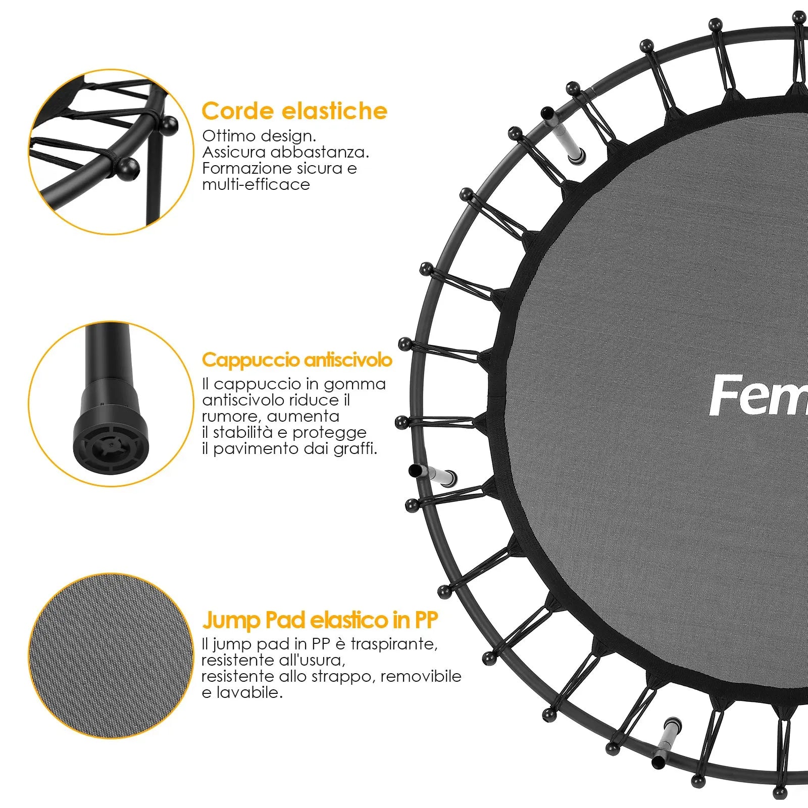 Best 140cm Mini Trampoline for Kids with Safety Net - Indoor & Outdoor Toddler Trampoline with Built-in Zipper | Perfect for Backyard Play, Exercise & Birthday Gifts