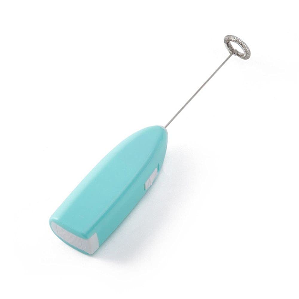 Electric Handheld Mixer - Battery Operated Stirring Wand for Coffee, Milk, Eggs & Epoxy Resin | Portable Blender for Kitchen, Baking & DIY Crafts | Includes Blue Color Option (Batteries Not Included)