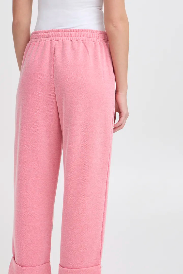 Stylish Penny Cropped Pants for Women - Bright Rose Color | High-Waisted Comfortable Summer Casual Pants | Perfect for Office, Travel & Weekend Outfits