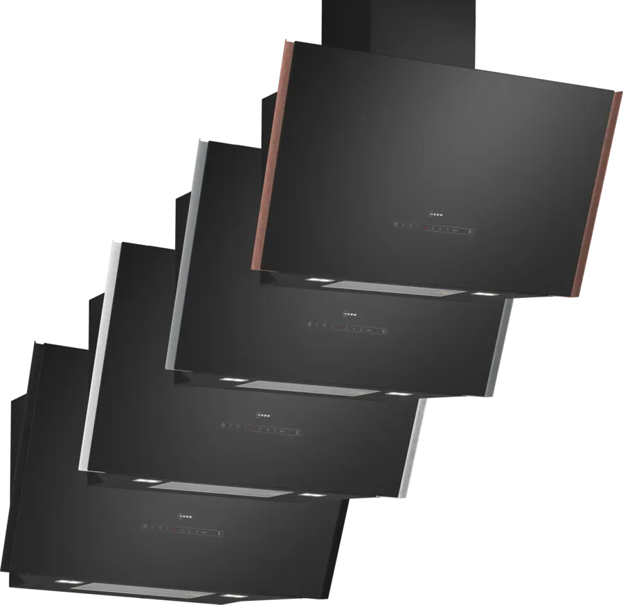 NEFF N90 D98IPT2Y5 90cm Wall Mounted Range Hood with Flex Design - Powerful Kitchen Ventilation for Modern Homes