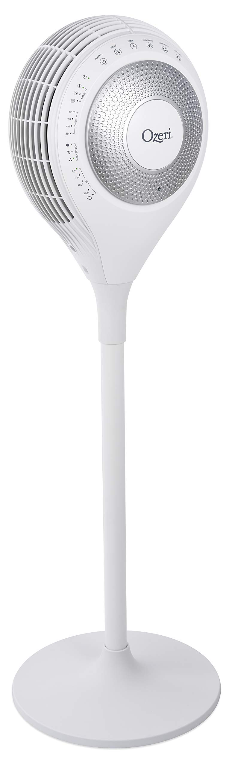 Ozeri 360 Duo Tower Fan with Dual Oscillation - Powerful Quiet Cooling for Home, Office & Bedroom
