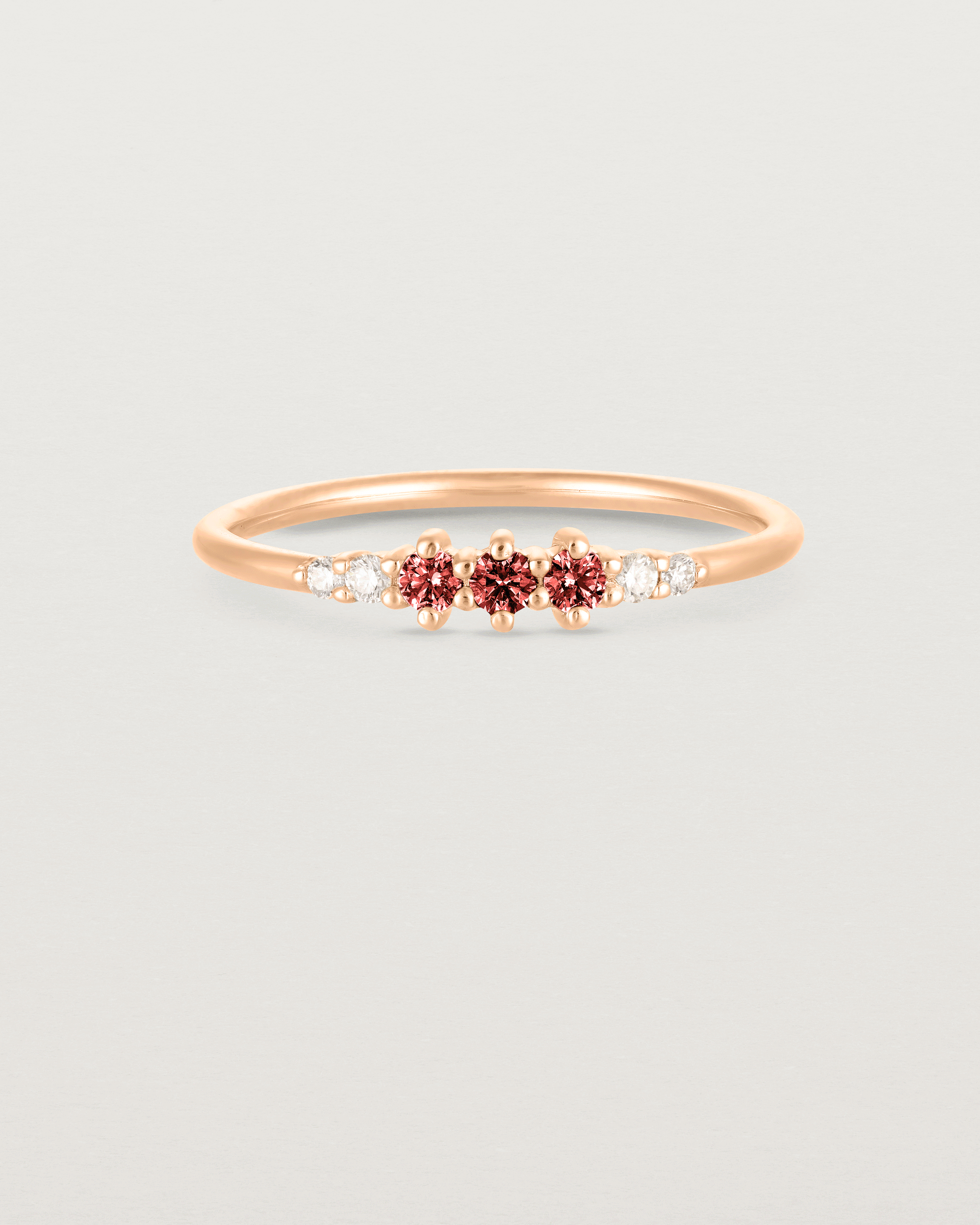Hattie Stacking Ring with Birthstone - Dainty Adjustable Stackable Rings for Women - Perfect for Everyday Wear, Gifts & Layering Jewelry