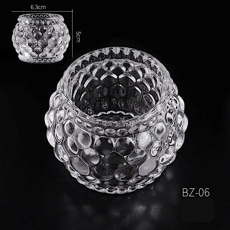 Premium Nail Crystal Jar - 12oz Glass Container for Rhinestones, Glitter & Nail Art Decorations | Perfect for DIY Manicures, Nail Salons & Crafting Projects