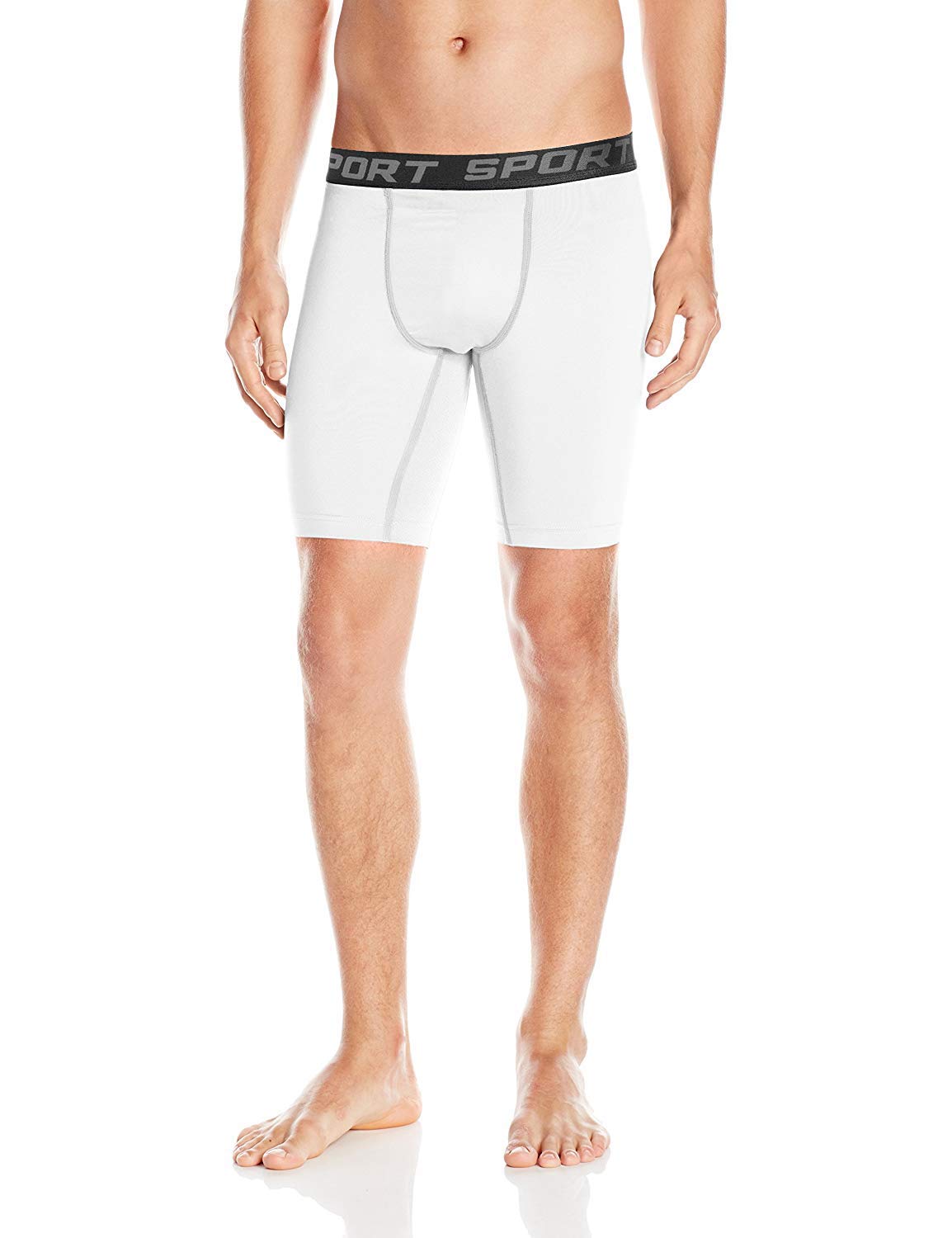 Men's Athletic Compression Shorts 3 Pack - Running, Workout & Sports Shorts for Gym, Training & Active Lifestyle