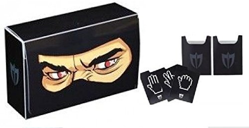 MAX PRO Ninja Magnetic Double Deck Box with Dividers - Standard Size for MTG, Pokemon, and Yu-Gi-Oh Card Storage - Perfect for Tournaments, Collecting & Organized Gameplay