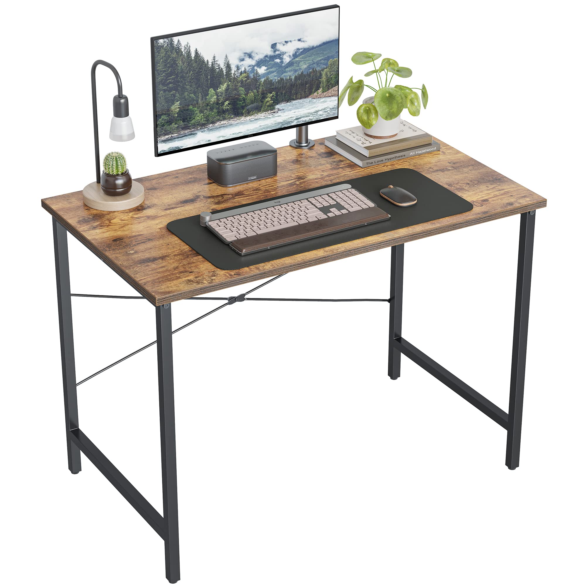 FEZIBO 32 Inch Small Computer Desk - Modern Simple Style Home Office Desk for PC, Study & Writing | Perfect for Small Spaces, Dorm Rooms & Apartment Workstations