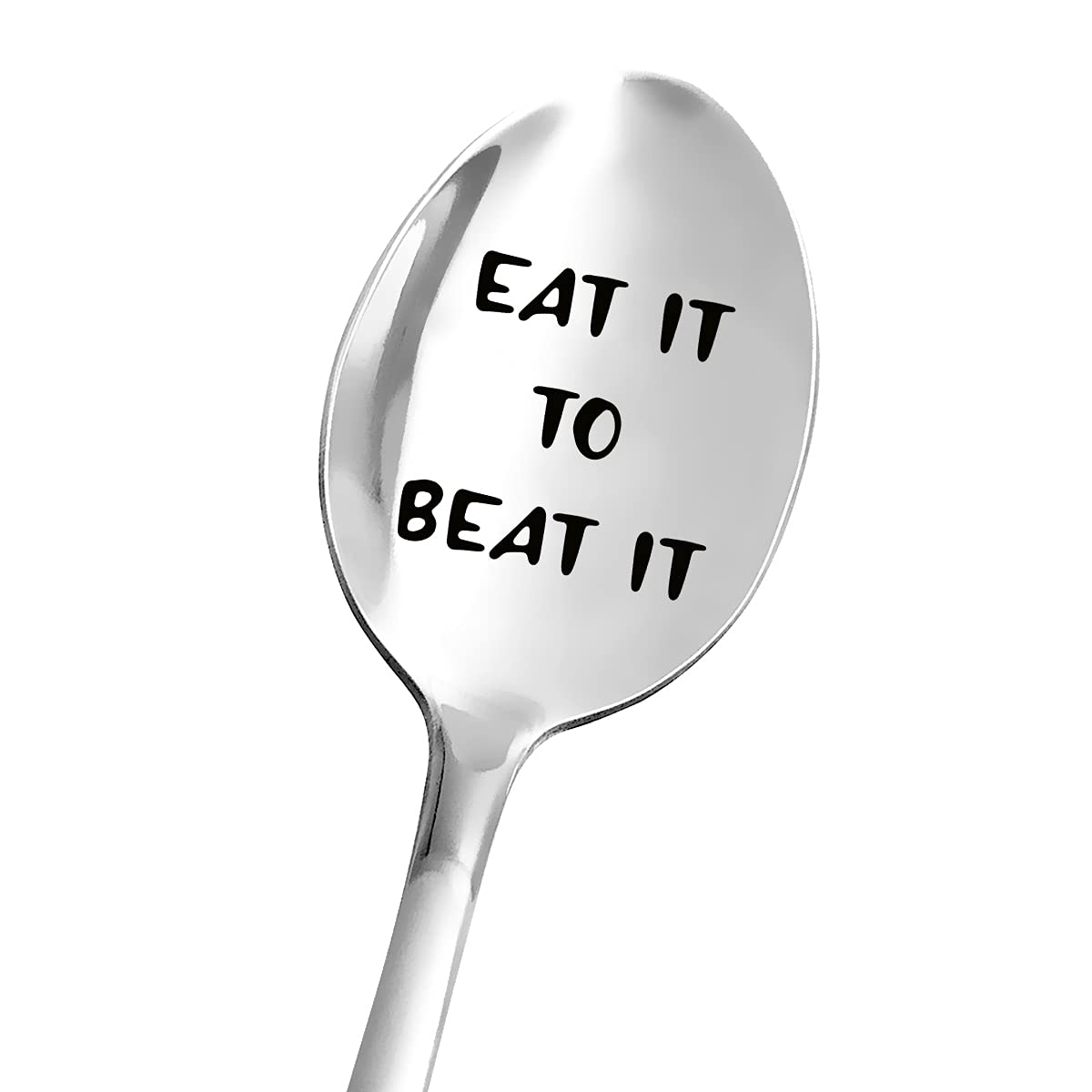 Eat It to Beat It Spoon - Stainless Steel Engraved Recovery Gift for Women & Men - Encouragement Gift for Eating Disorder & Mental Illness - Best Get Well Present for Dessert & Food Lovers | Perfect for Hospital Recovery, Self-Care & Supportive Gifting