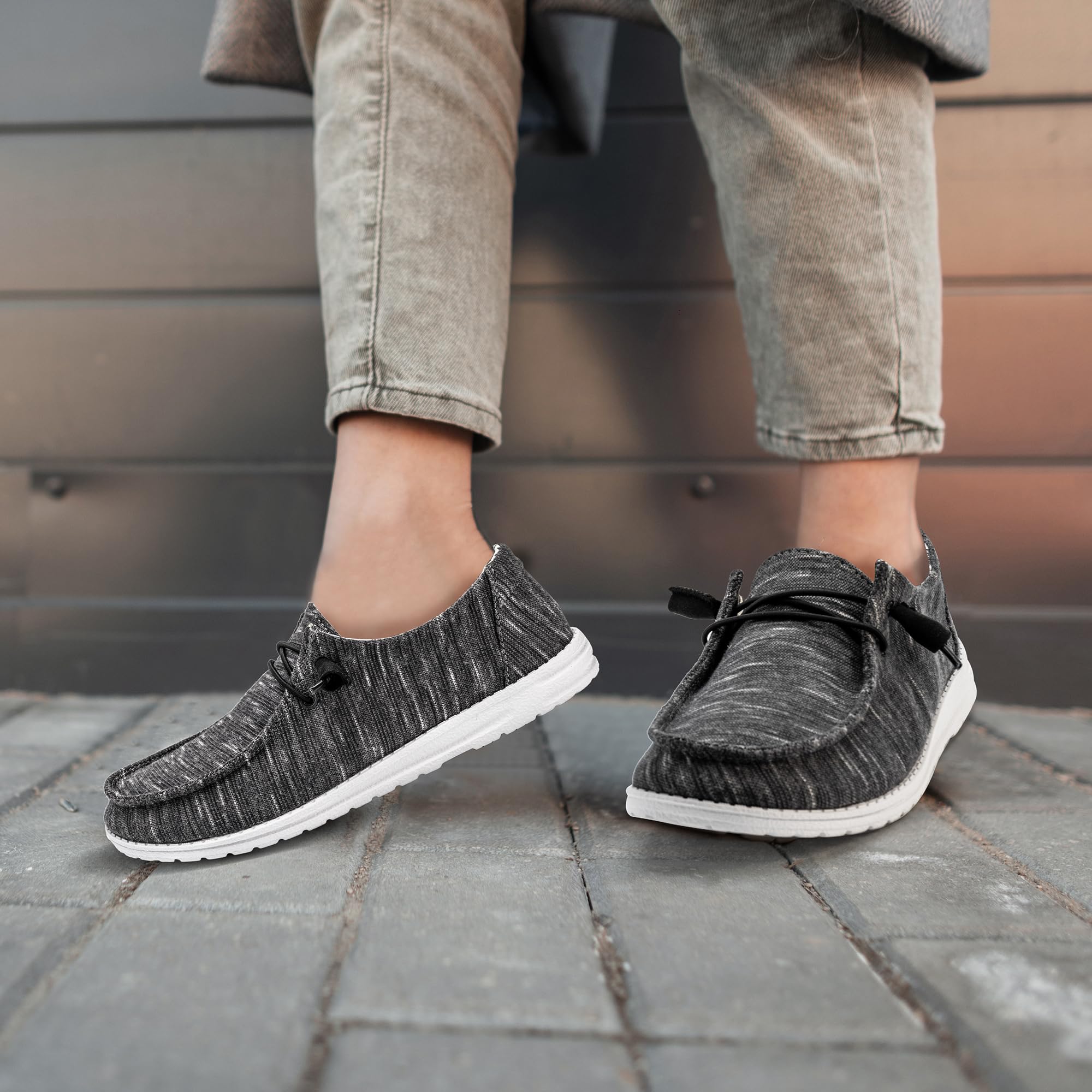 Suroad Women's Slip On Loafers - Comfortable & Lightweight Casual Shoes for Women | Perfect for Work, Travel & Everyday Wear