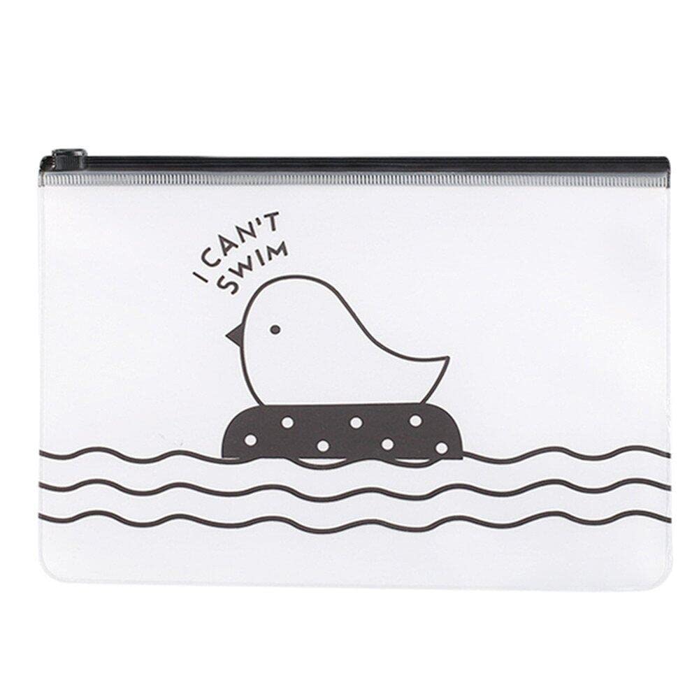 Stylish Student Pencil Case & Makeup Bag - Simple Sophisticated Cosmetic Pouch for Pens, Brushes & School Supplies | Perfect for School, Travel & Everyday Organization