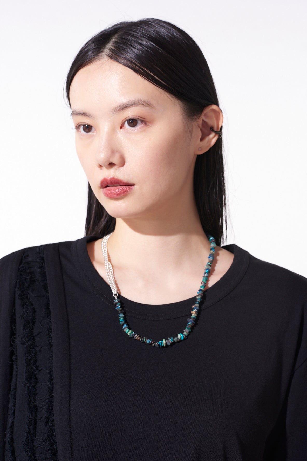 Natural Chrysocolla Beads Necklace for Women | Handmade Gemstone Jewelry | Perfect for Boho Style & Spiritual Healing