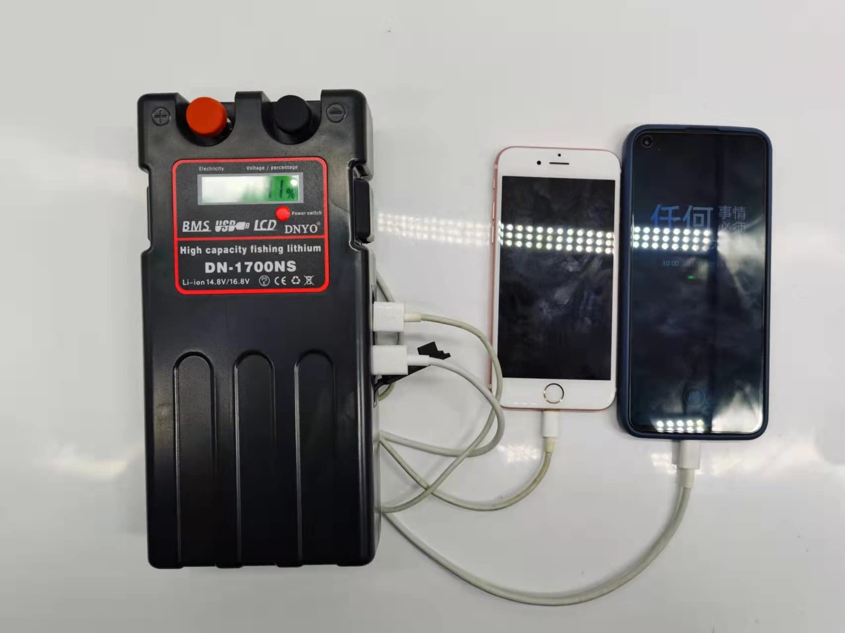 12V 17500mAh Rechargeable Lithium Battery for Sea Fishing Boats & Electric Fishing Reels - Compatible with Daiwa & Shimano - Long Lasting Power for Deep Sea Fishing & Trolling