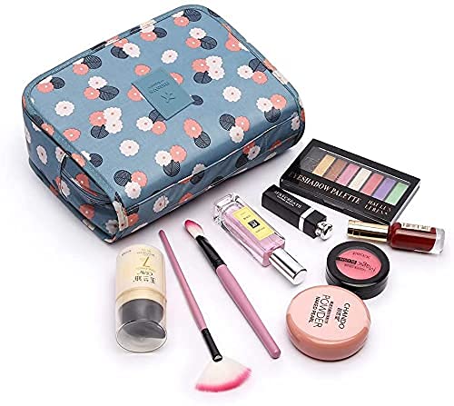 Royal Enterprise Hanging Travel Toiletry Bag - Water-Resistant Cosmetic Organizer for Women & Girls with Hook - Perfect for Bathroom, Shower & Travel - Multicolor Makeup Storage Solution