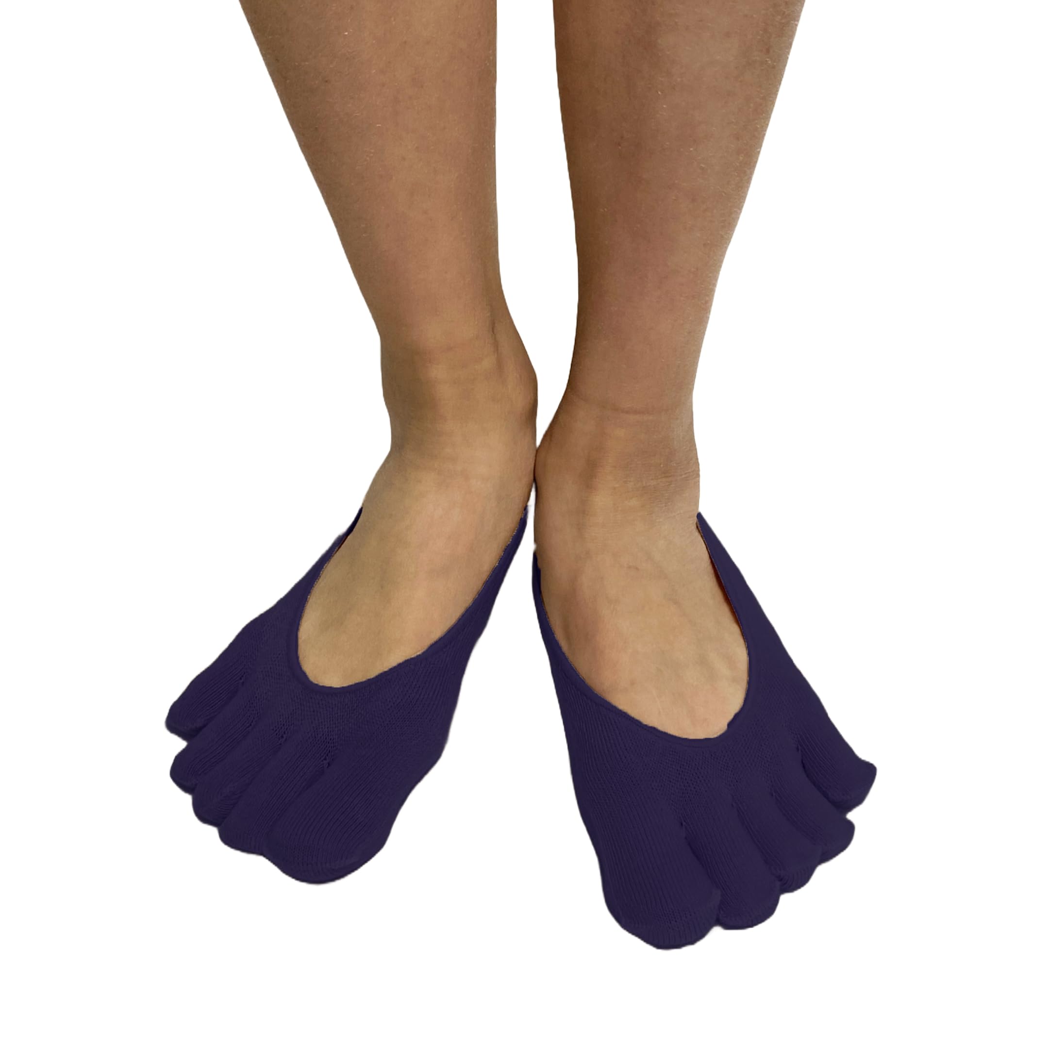 COUVER Men's/Women's Super Low Cut 5-Toe Socks - Breathable & Comfortable Toe Socks for Yoga, Running, Sports & Everyday Wear