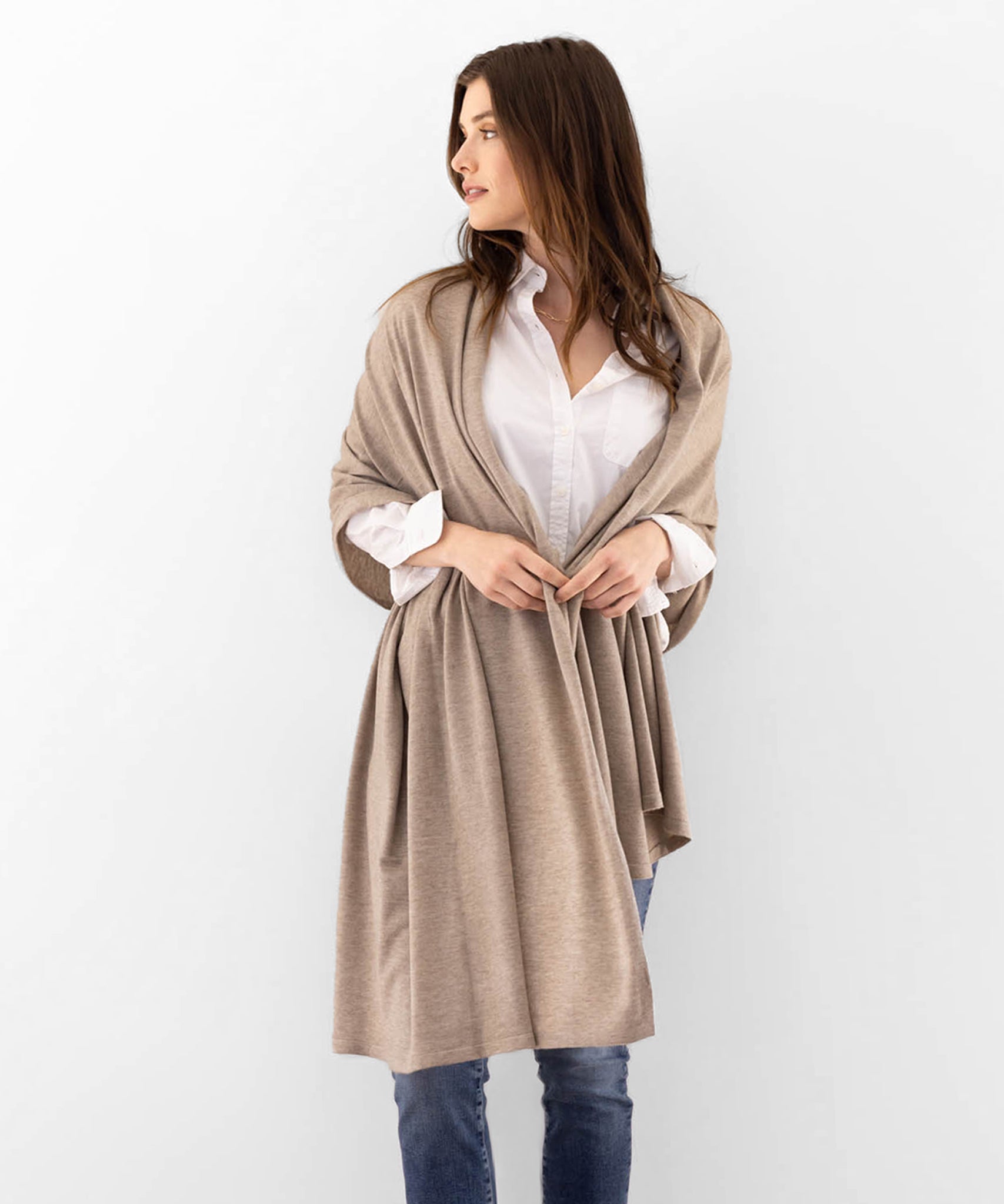 Cozy Essential Travel Wrap - Soft & Lightweight Blanket Scarf for Women & Men - Perfect for Airplanes, Camping, Office & Home Use