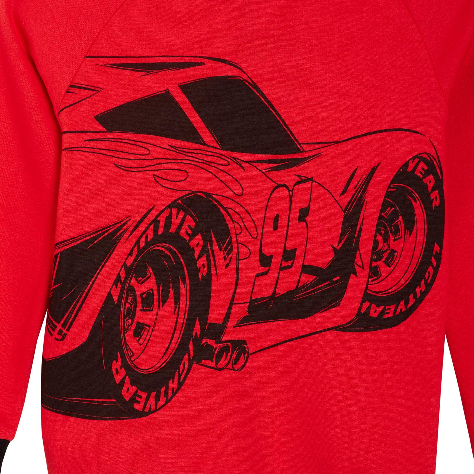 Disney Cars Lightning McQueen Boys' Full Zip Hooded Jacket - Kids' Sweatshirt & Jumper for School, Play & Everyday Wear