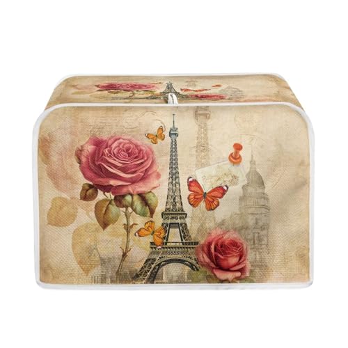 Eiffel Tower Rose Butterfly