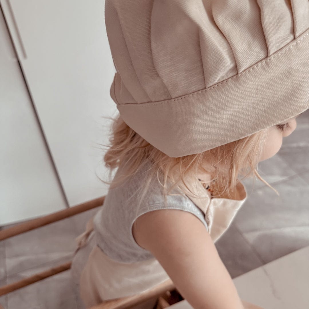 Kids Chef Apron & Hat Set - Adjustable Cooking Outfit for Children - Perfect for Baking, Pretend Play & Cooking Classes