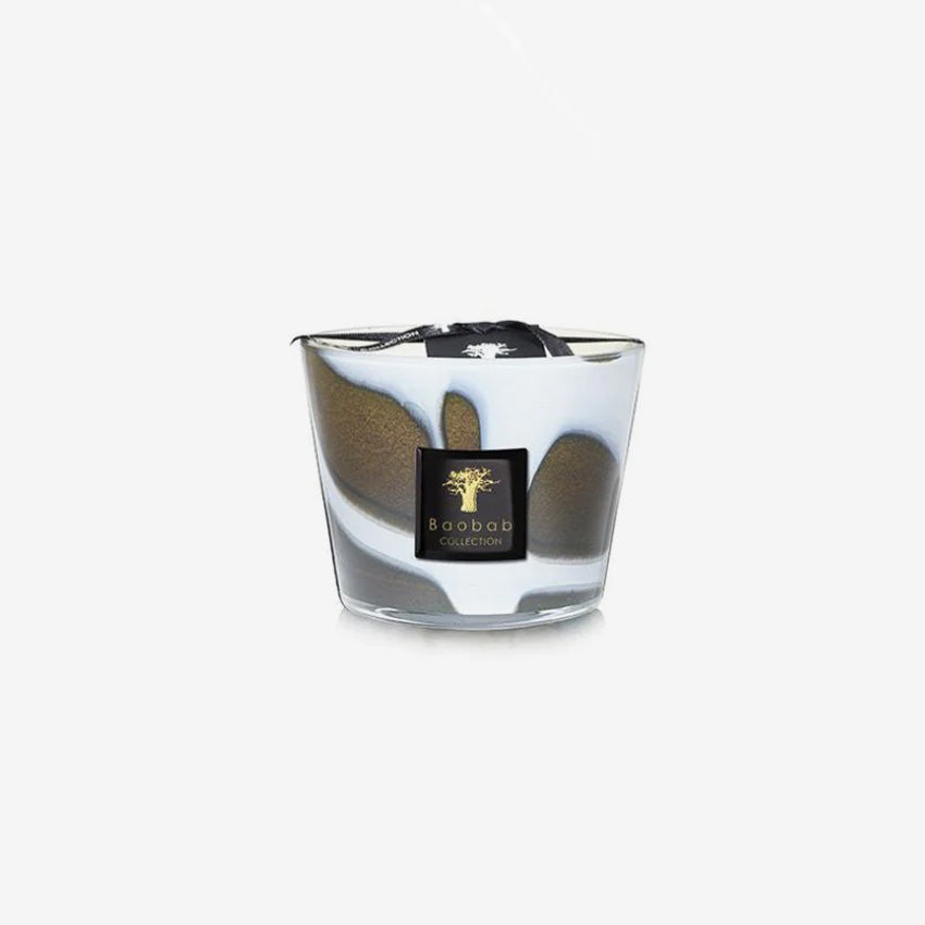 Baobab Collection Agate Scented Candle - Natural Stone Aromatherapy Candle for Home, Spa & Meditation Relaxation