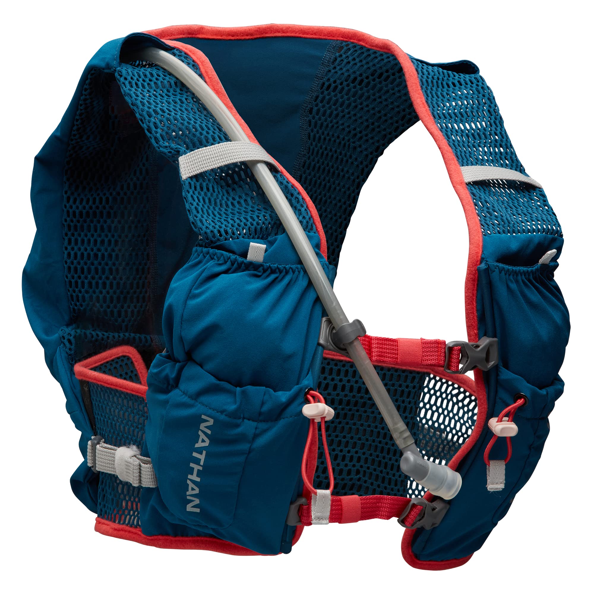 Nathan VaporAir Lite 4L Hydration Running Vest with 2L Water Bladder - Lightweight Breathable Hiking Pack with Front Bottle Pockets for Trail Running, Cycling & Outdoor Adventures