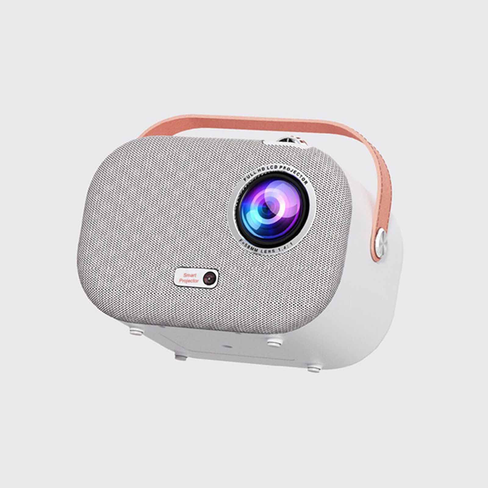 NVYAZJ Ultra Mini 4K HD Smart LED Pocket Projector - DLP 2GB+32GB, WiFi 2.4G/5G, 3D Function, 1920x1080 Resolution - Perfect for Home Theater, Office Presentations & Outdoor Movie Nights