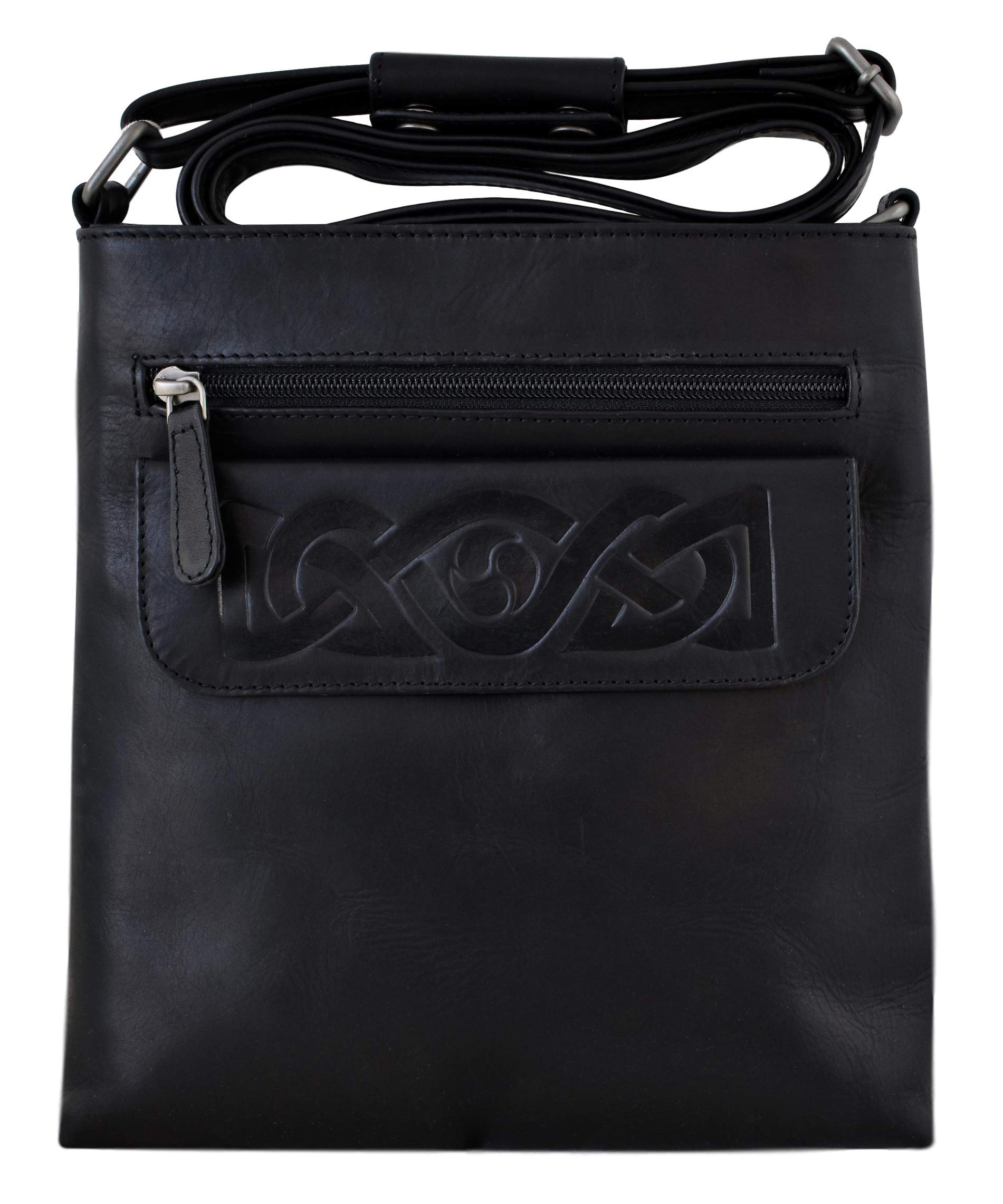 Lee River Goods Co - Celtic Leather Mary Crossbody Bag for Women | Genuine Leather Handbag with Cross Strap | Perfect for Everyday Use, Travel & Shopping