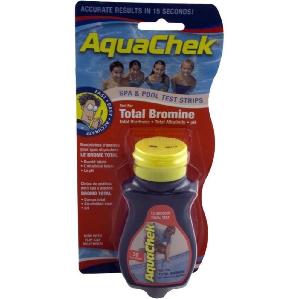 AquaChek Pool & Spa 6-in-1 Test Strips | Accurate Water Testing for Chlorine, pH, Alkalinity & More | Perfect for Swimming Pools, Hot Tubs & Spa Maintenance
