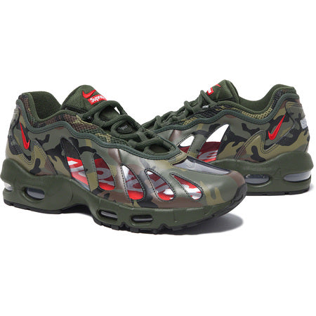 Supreme Nike Air Max 96 Camo Sneakers - Men's Retro Running Shoes for Streetwear & Casual Wear | Perfect for Urban Fashion & Gym Workouts