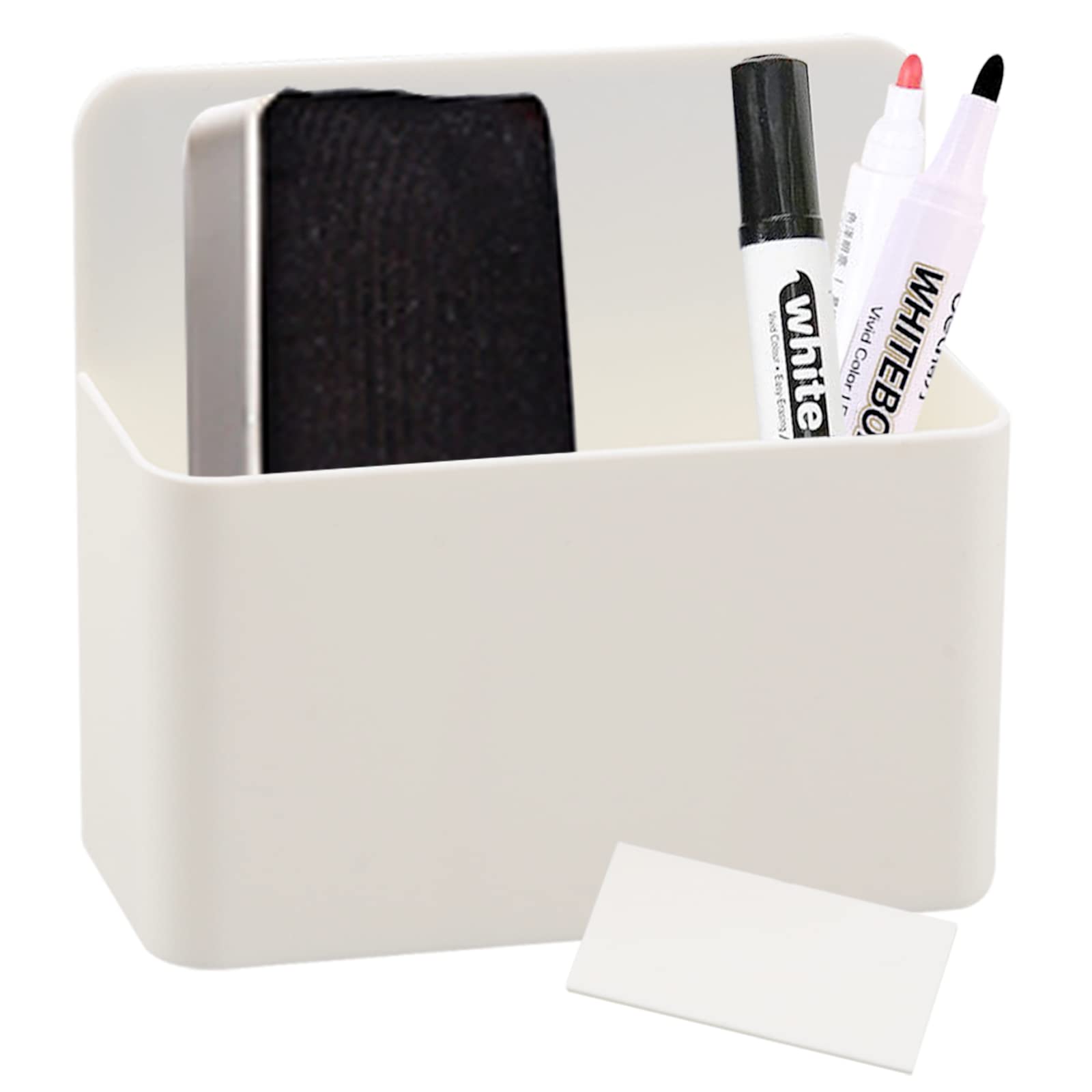 1 Pack Magnetic Dry Erase Marker Holder - Strong Magnetic Whiteboard & Fridge Organizer for Markers, Pens & Office Supplies | Perfect for Classrooms, Offices, Home & Locker Organization