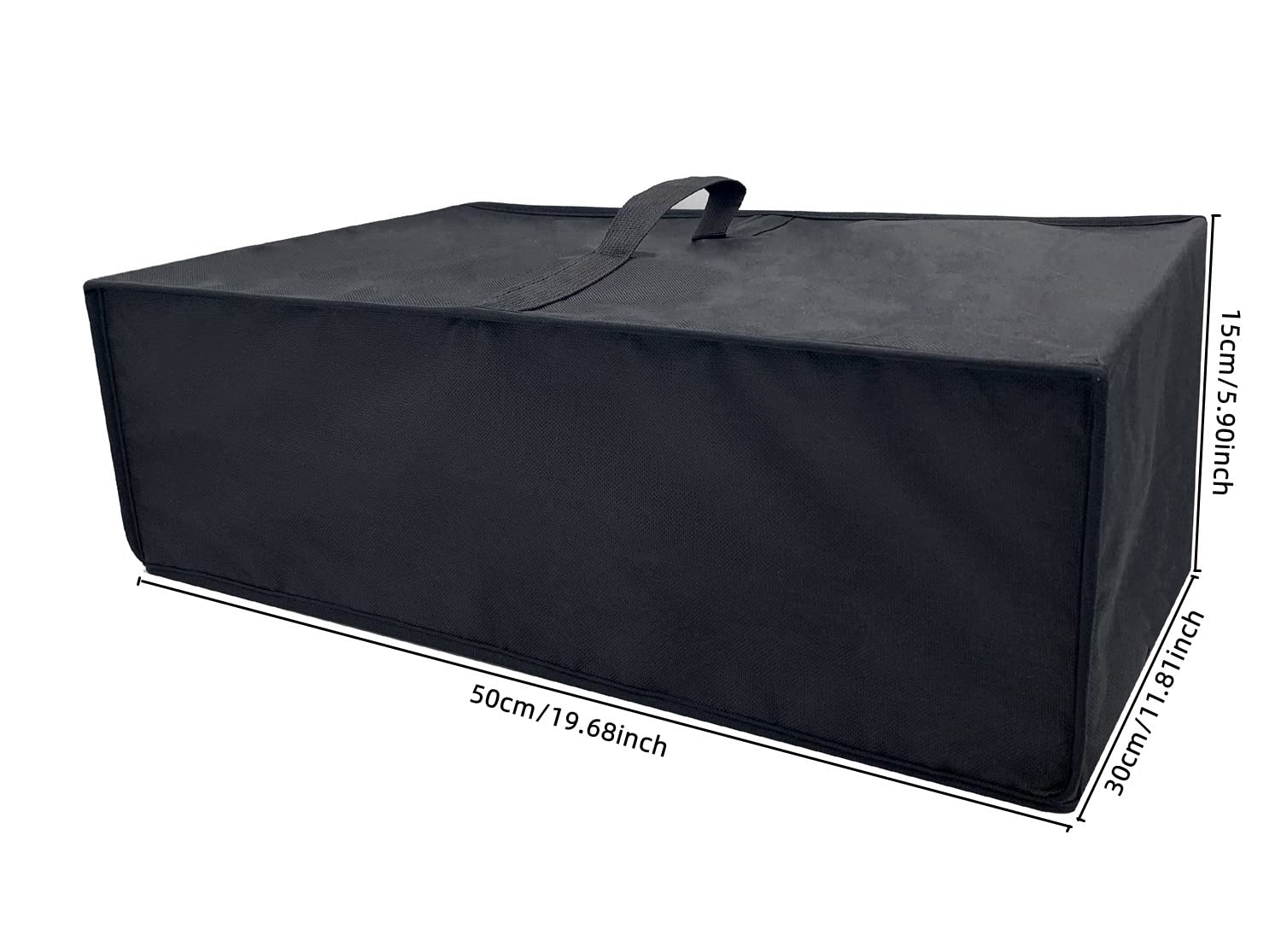 Wanty Black Antistatic Waterproof Dustproof Nylon Fabric Printer Cover Case Protector for Epson V600 & Canon Canoscan Photo Scanners - Perfect for Home Office & Studio Equipment Protection