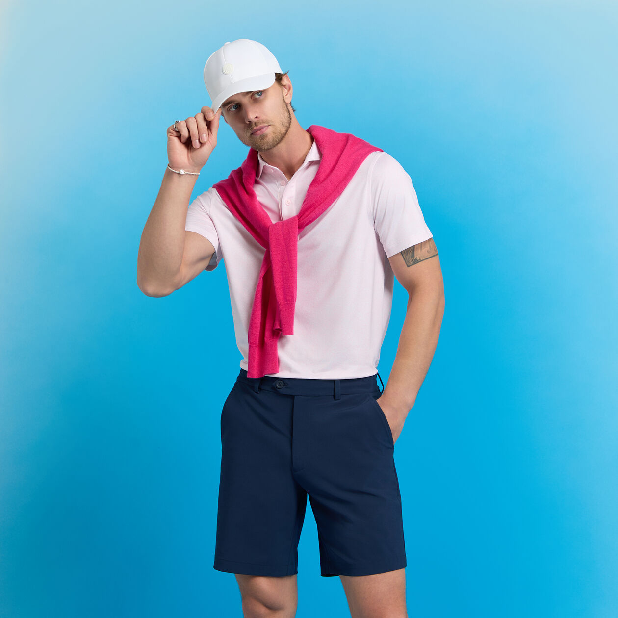 G/FORE Men's Everyday Solid Performance Shorts - Lightweight, Quick-Dry & Comfortable for Golf, Running & Casual Wear