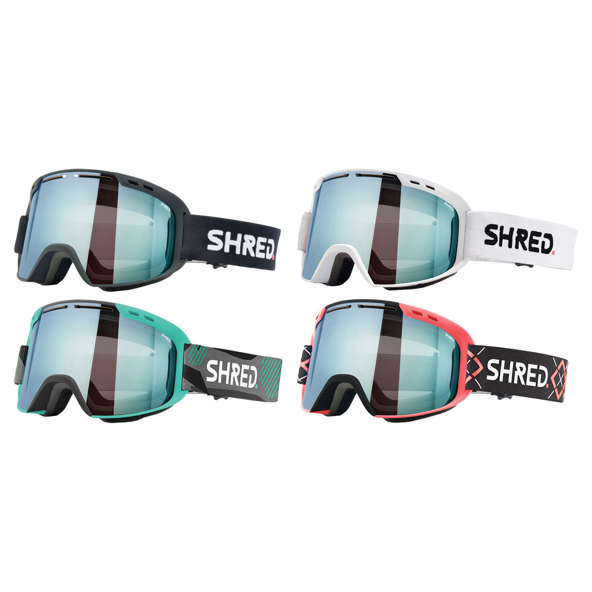 Shred Amazify Ski Goggles - Anti-Fog UV Protection Snow Goggles for Men & Women - Perfect for Skiing, Snowboarding & Winter Sports