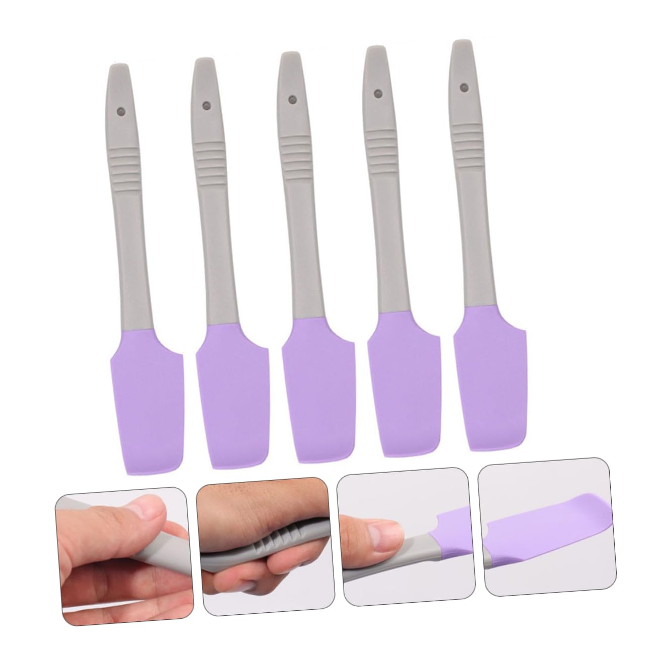 15-Piece Professional Wax Spatula Set for Face & Body - Skin Care, Makeup Application & Hair Removal Tools - Facial Cosmetic Spatulas & Makeup Scrapers (Purple) - Perfect for DIY Beauty, Salon Treatments & At-Home Skincare Routines