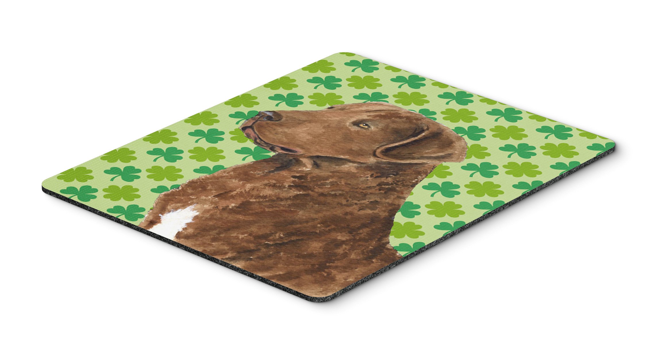 Chesapeake Bay Retriever St. Patrick's Day Shamrock Portrait Mouse Pad - Large Washable Non-Slip Desk Mat for Home Office, Gaming & Computer Use - Perfect Gift for Dog Lovers & St. Patrick's Day Decor