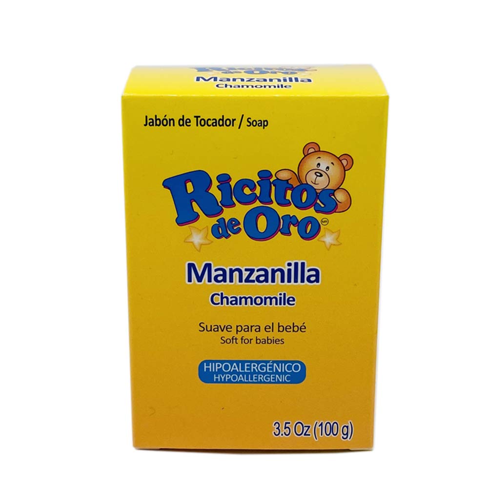 Goldilocks Chamomile Soap with Natural Chamomile Extract - 100g Gentle Cleansing Bar for Sensitive Skin & Relaxing Bath Time
