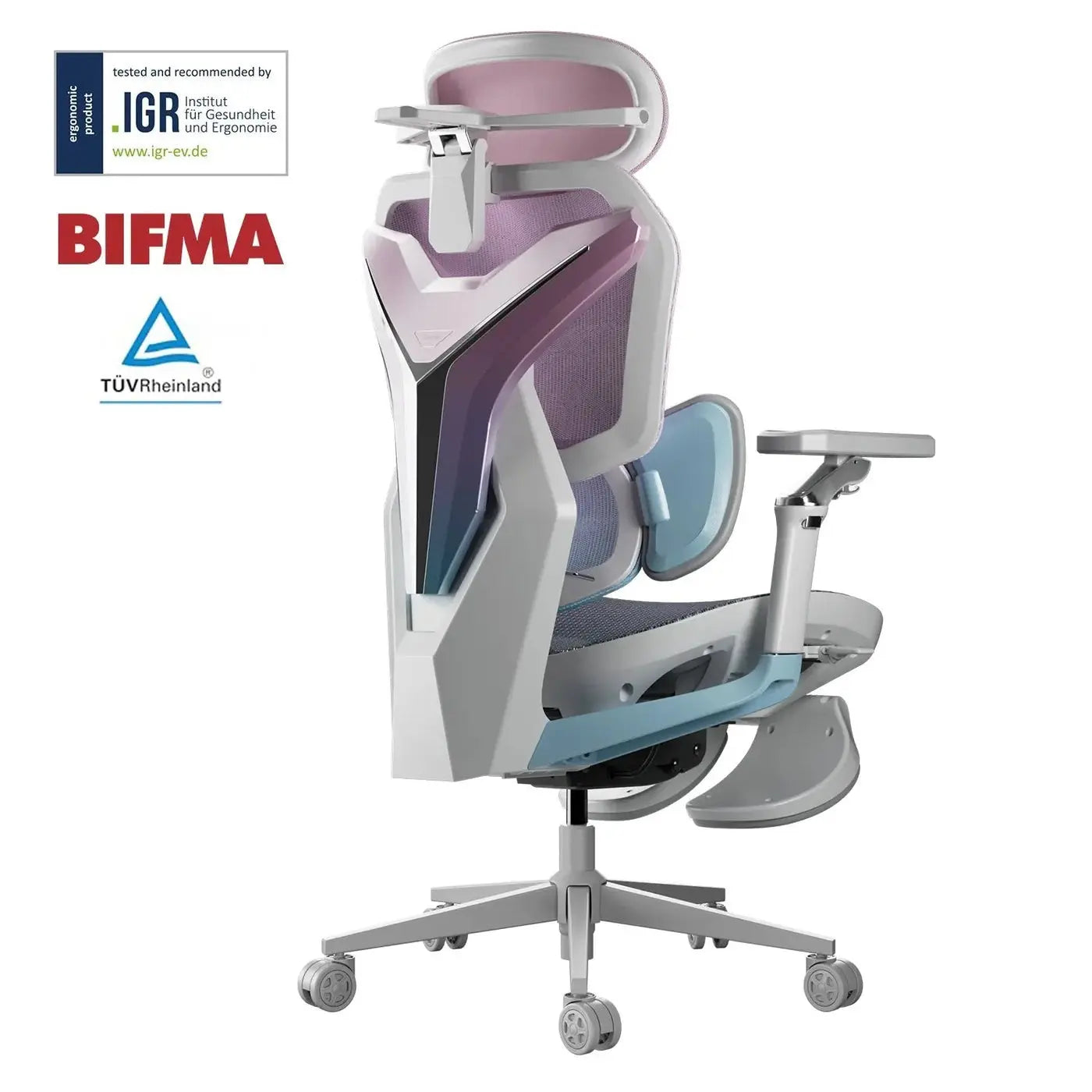AutoFull G7 Ergonomic Gaming Chair with Lumbar Support - Adjustable Height Swivel Computer Desk Chair for PC Gamers & Office Workers - Perfect for Long Gaming Sessions & Home Office Work