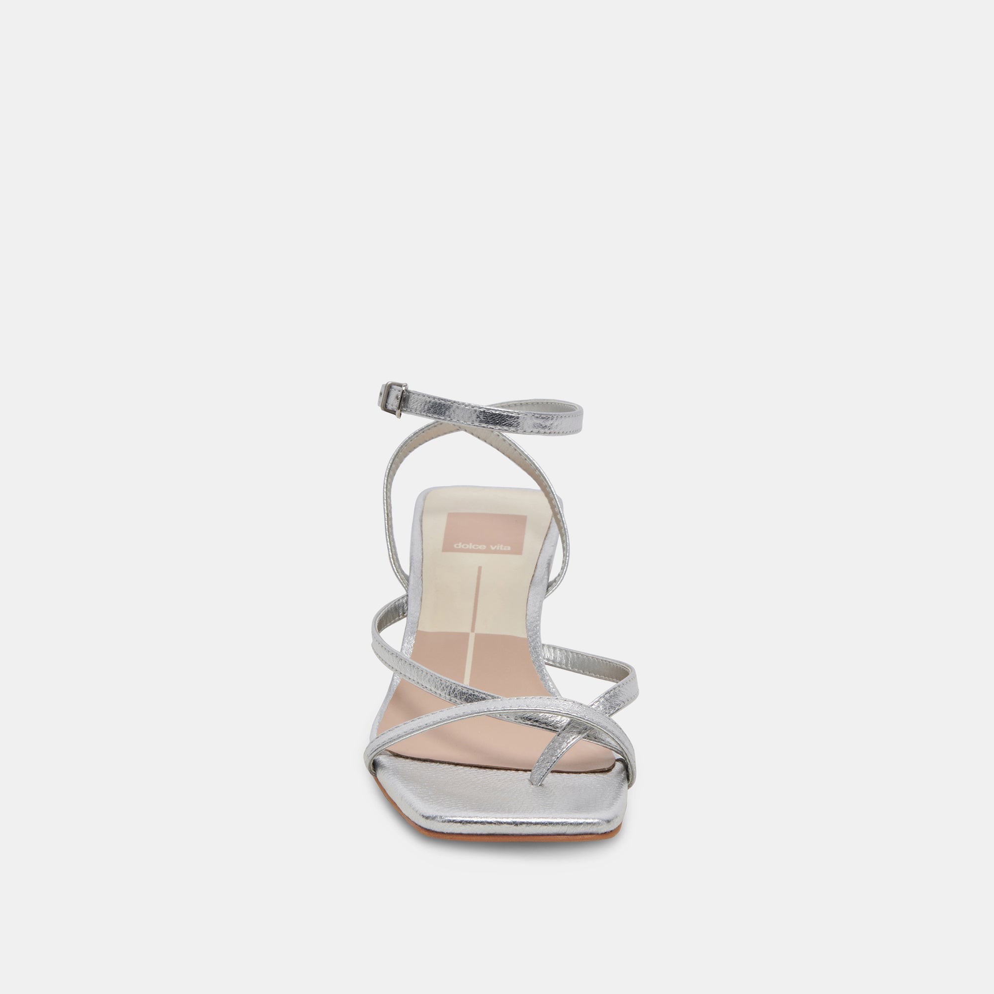 BAYLOR Women's Silver Metallic Leather Heels - Stylish High Heel Pumps for Parties, Weddings & Evening Events