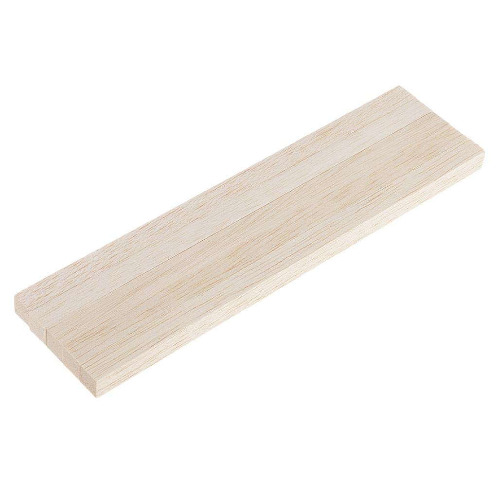 CALANDIS® Unfinished Pine Wood Square Dowel Rods - 200mm (5 Pack) - Perfect for DIY Woodworking, Crafts, and Home Decor Projects