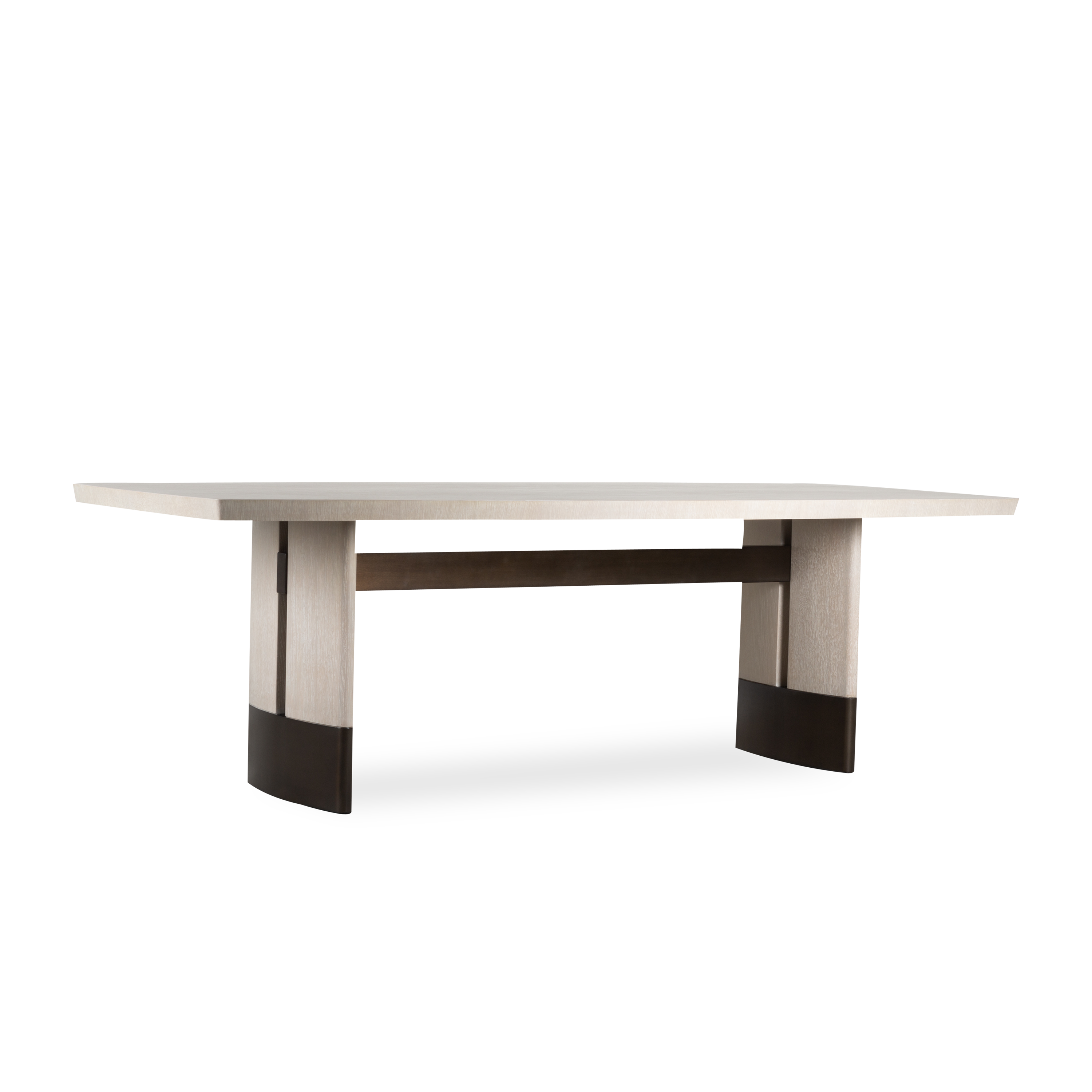 Modern Boynton Dining Table - Solid Wood Kitchen Table for 6 - Farmhouse Style Dining Room Furniture for Family Gatherings & Dinner Parties