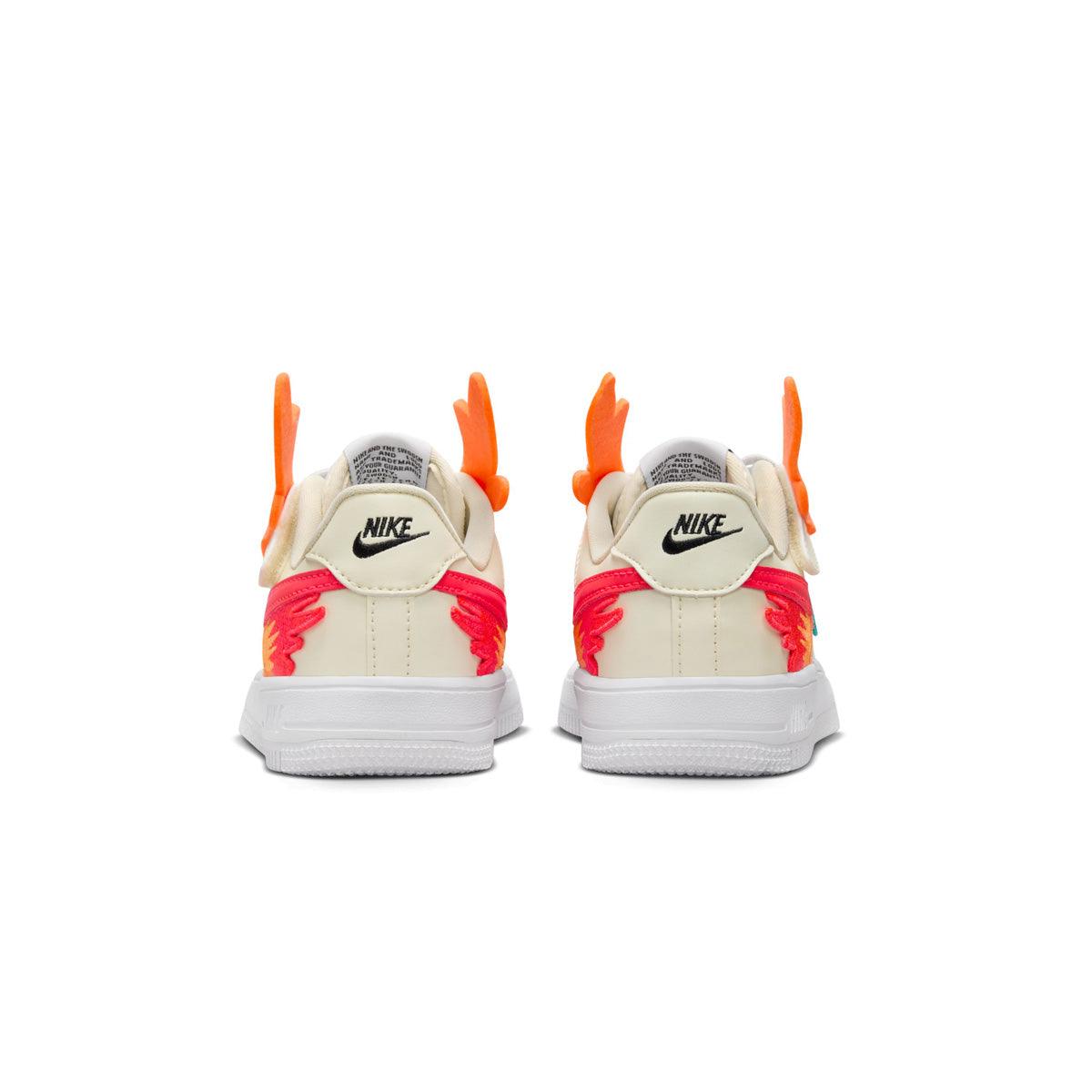 Nike Kids Force 1 Low LV8 EasyOn 'Year of the Dragon' Sneakers - Lightweight Basketball Shoes for Boys & Girls with Easy On/Off Design - Perfect for School, Playground & Dragon Year Celebrations