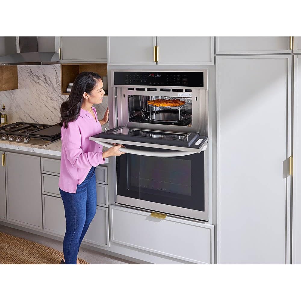 LG WCEP6423F 30 Inch Smart Electric Double Wall Oven - 6.4 cu.ft Capacity, WiFi Enabled for Modern Kitchens | Perfect for Baking, Roasting & Smart Home Integration