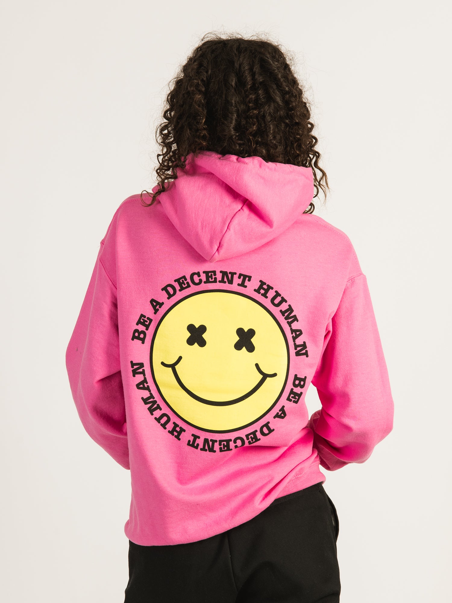 Barstool Sports 'Be A Decent Human' Pullover Hoodie - Men's Casual Sweatshirt for Streetwear & Lounge Wear | Clearance Sale