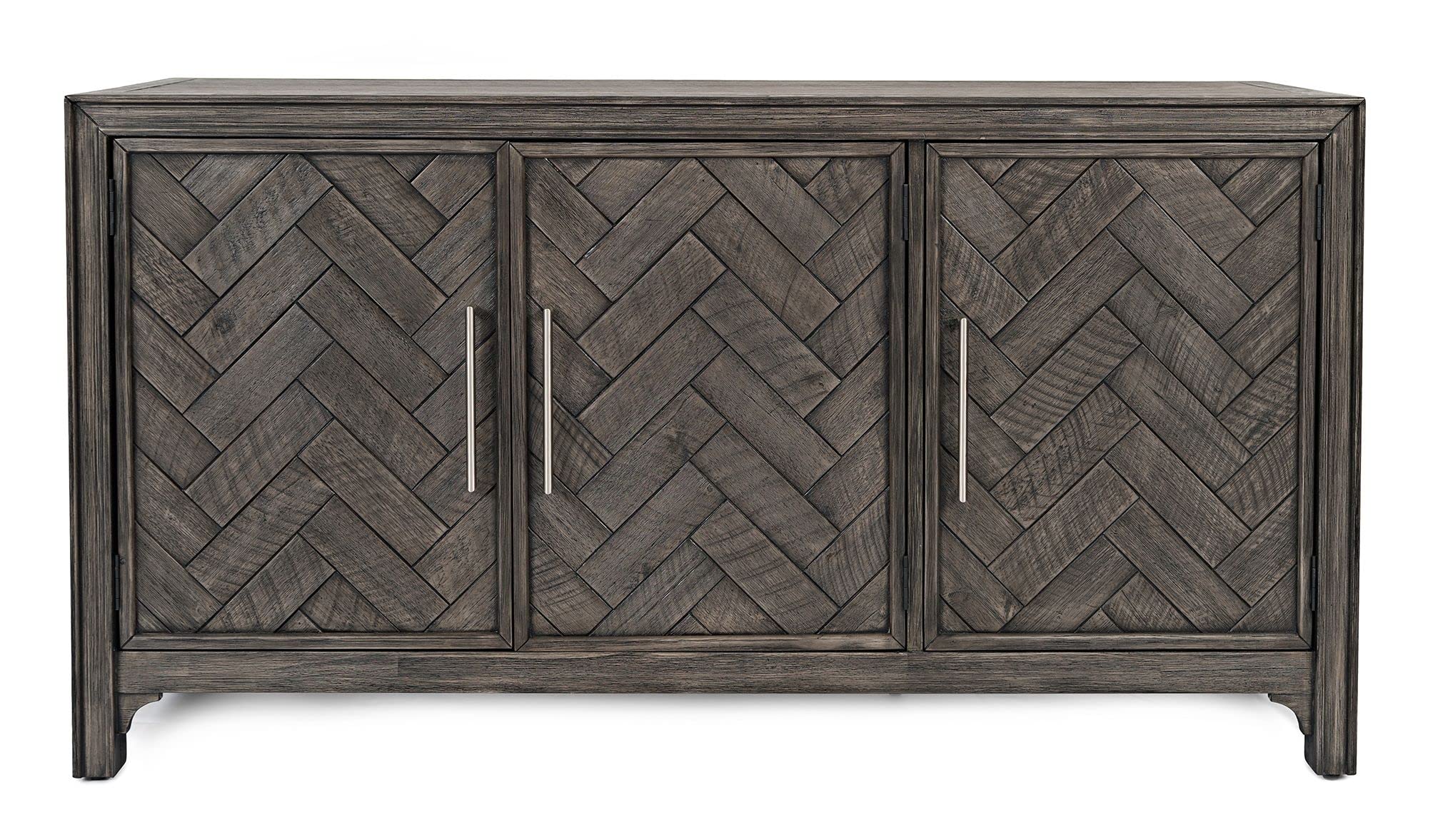 Jofran Inc. Gramercy 3-Door Accent Cabinet - Stylish Storage for Living Room, Bedroom & Entryway - Perfect for Home Decor & Organization